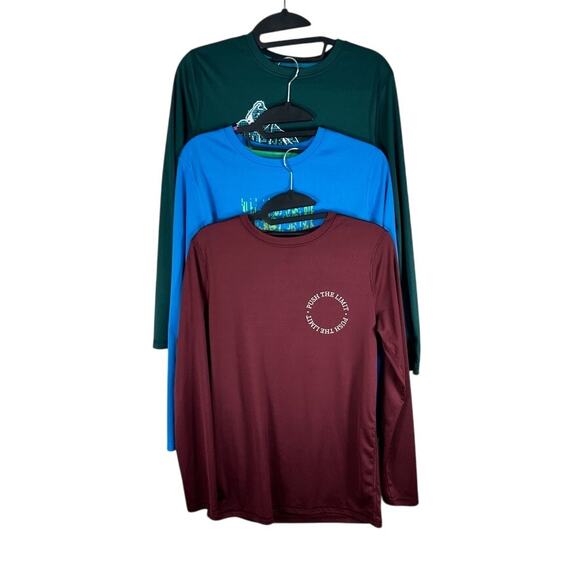 All In Motion Long Sleeve Shirt Bundle XL 16 Performance Activewear Lot outdoor - Picture 1 of 10